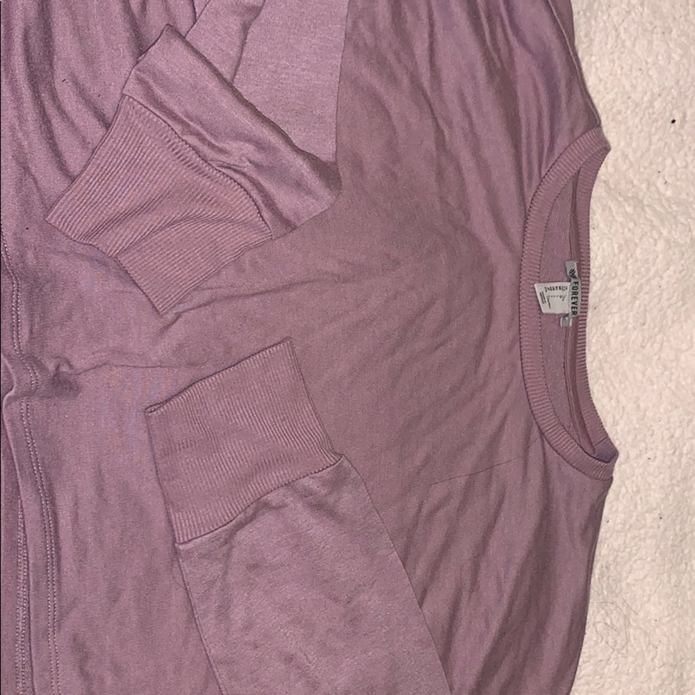 Forever 21 long sleeve crop top